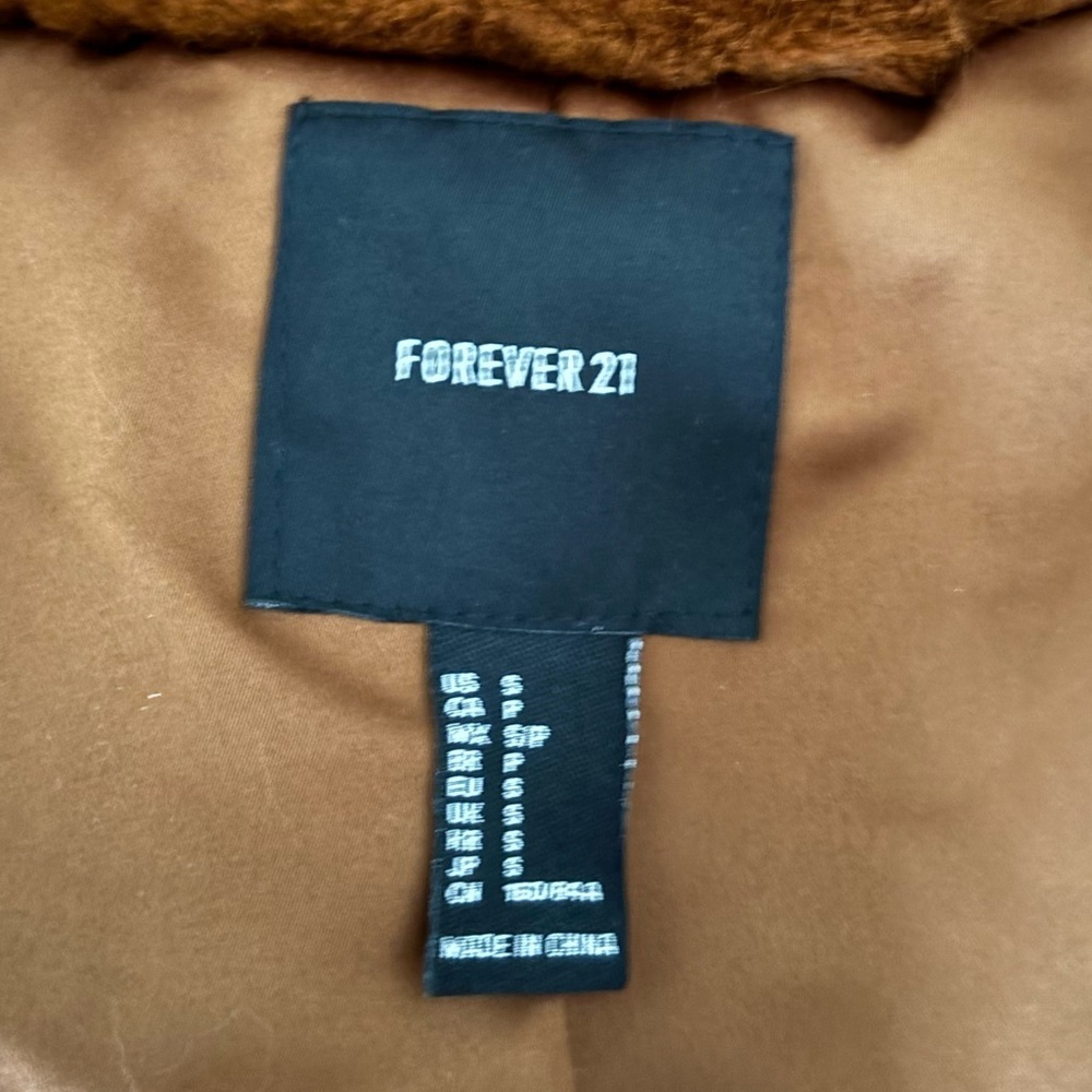 Forever 21 Rust Teddy Jacket - Picture 8 of 13